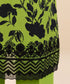 Women's Unstitched Khaddar Embroidered Green 3 Piece Suit